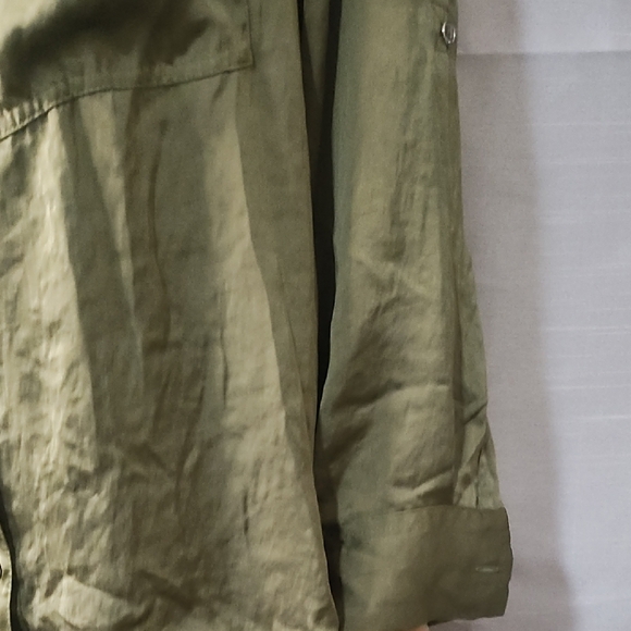 DKNY Sage Green Casual Shirt‎ - Picture 4 of 11